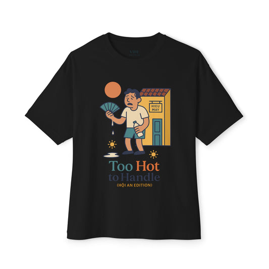 Too Hot to Handle Graphic Tee — Funny Summer Illustration T-Shirt