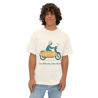 Two Wheels, One Wave Tee (Oversized)