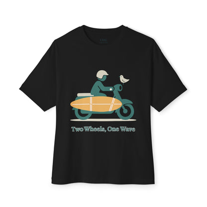 Two Wheels, One Wave Tee (Oversized)