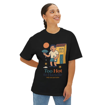 Too Hot to Handle Graphic Tee — Funny Summer Illustration T-Shirt