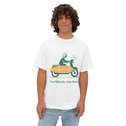 Two Wheels, One Wave Tee (Oversized)