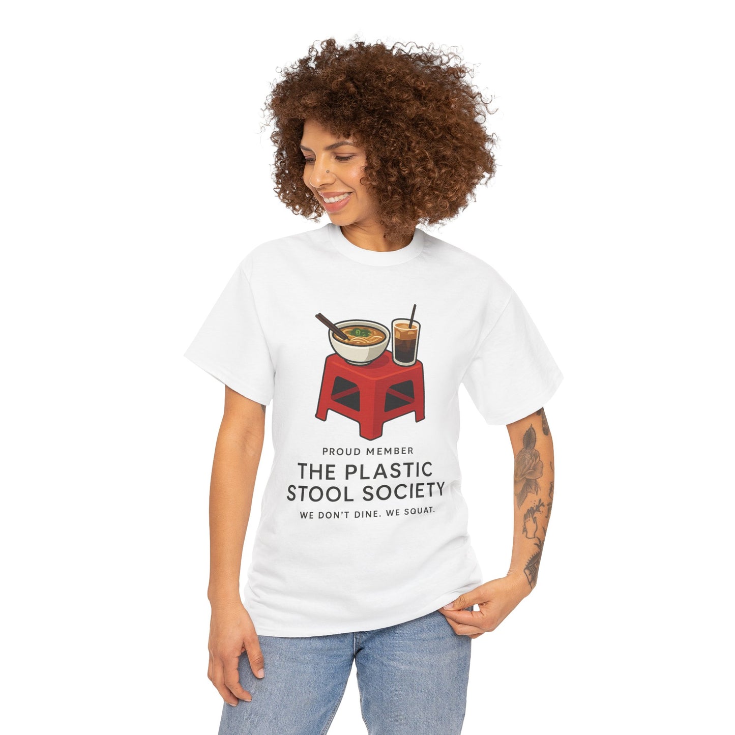 The Plastic Stool Society Tee - Ligh Version